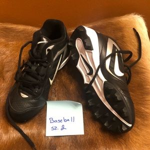Nike Baseball Cleats Size 2